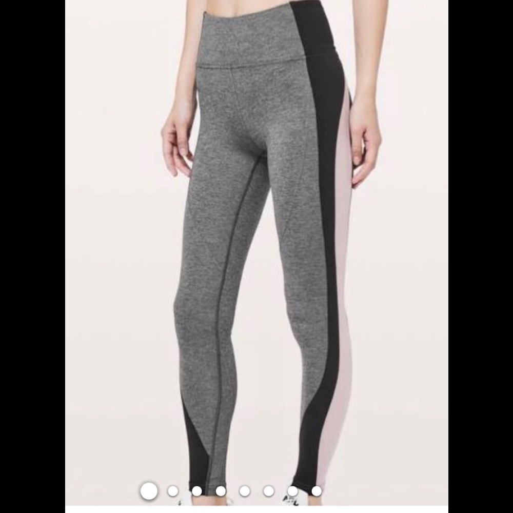 Lululemon Leggings with side stripe